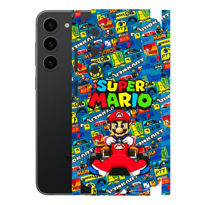 Samsung A/S Series Phone Skins (All Models) - Super Mario Kart - 3D Embossed Finish (L-140) Samsung Galaxy S23 (5G)
