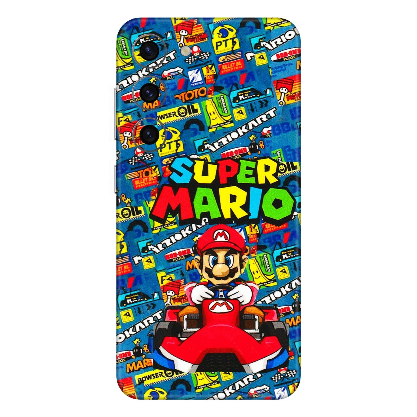 Samsung A/S Series Phone Skins (All Models) - Super Mario Kart - 3D Embossed Finish (L-140) Samsung Galaxy S23 (5G)
