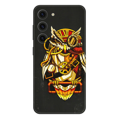 Samsung A/S Series Phone Skins (All Models) - Classy Smart Owl - 3D Embossed Finish (L-144) Samsung Galaxy S23 (5G)