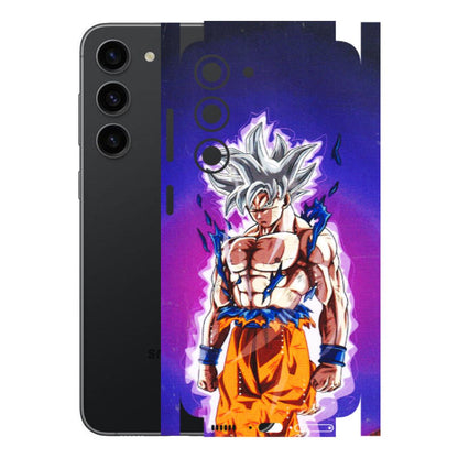 Samsung A/S Series Phone Skins (All Models) - Goku Purple Anime - 3D Embossed Finish (L-147) Samsung Galaxy S23 (5G)