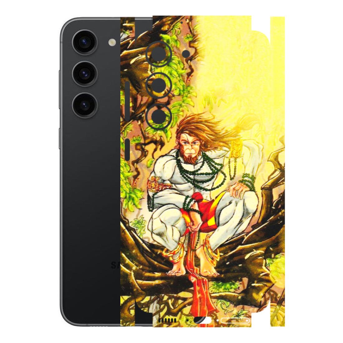 Samsung A/S Series Phone Skins (All Models) - Lord Hanuman - 3D Embossed Finish (L-152) Samsung Galaxy S23 (5G)