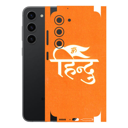 Samsung A/S Series Phone Skins (All Models) - Hindu Kesari - 3D Embossed Finish (L-154) Samsung Galaxy S23 (5G)