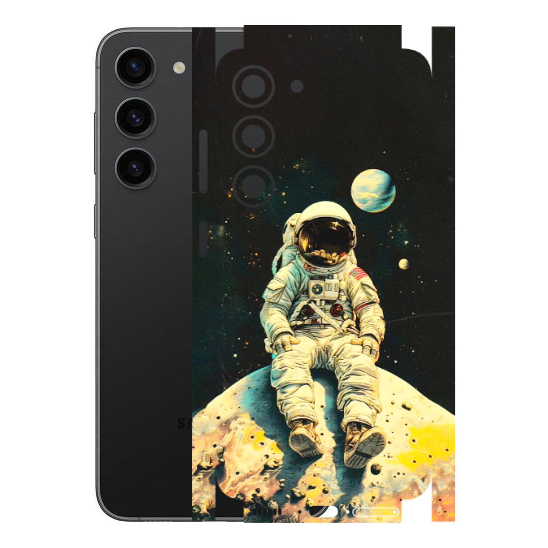 Samsung A/S Series Phone Skins (All Models) - Astronaut in Space - 3D Embossed Finish (L-16) Samsung Galaxy S23 (5G)