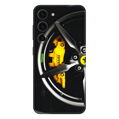 Samsung A/S Series Phone Skins (All Models) - Ferrari Wheel Alloy - 3D Embossed Finish (L-173) Samsung Galaxy S23 (5G)