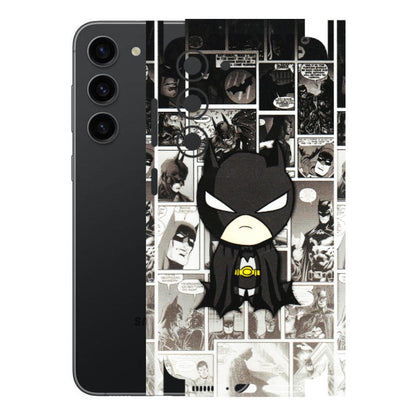 Samsung A/S Series Phone Skins (All Models) - Toon Batman - 3D Embossed Finish (L-182) Samsung Galaxy S23 (5G)