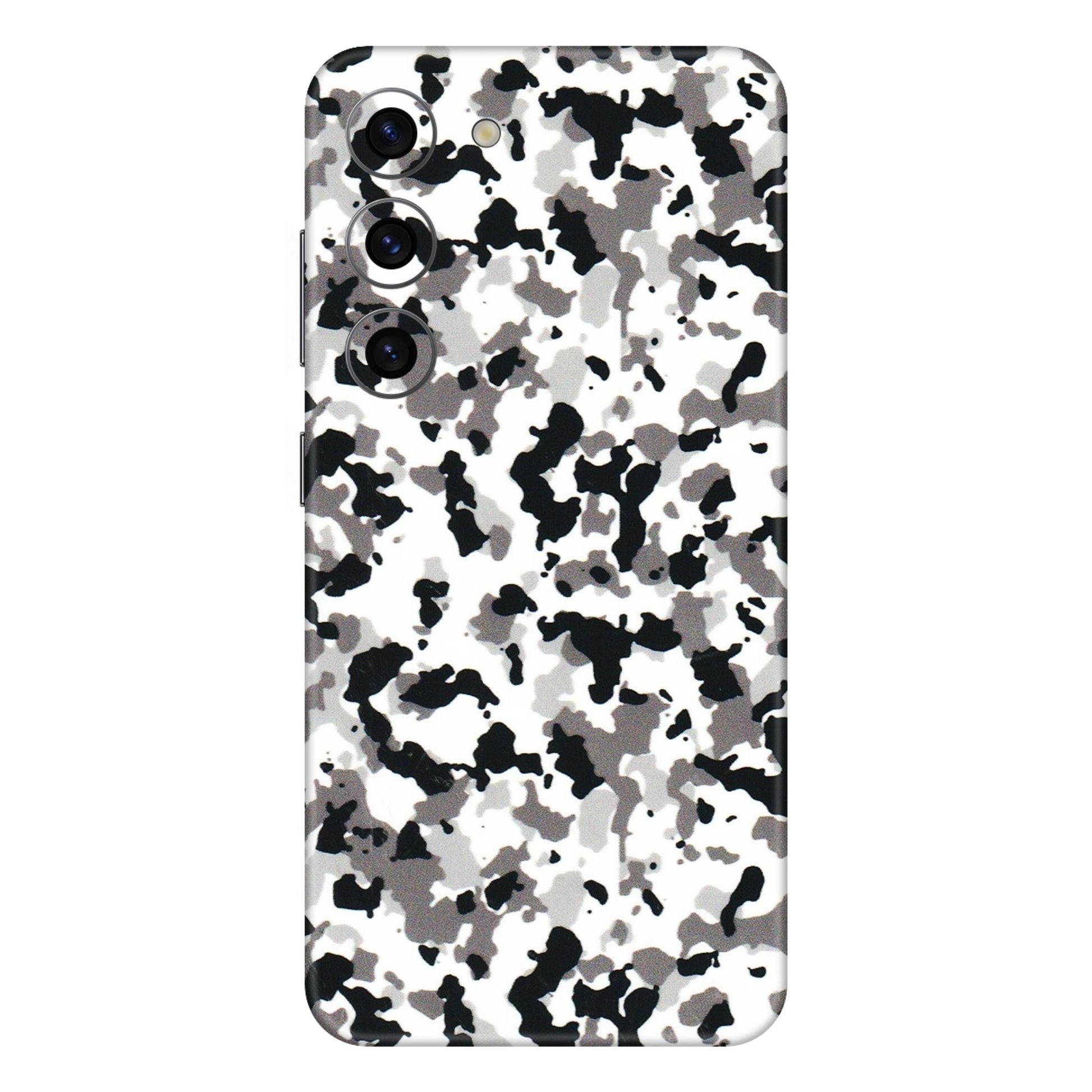 Samsung A/S Series Phone Skins (All Models) - White Black Camouflage - 3D Embossed Finish (L-18) Samsung Galaxy S23 (5G)