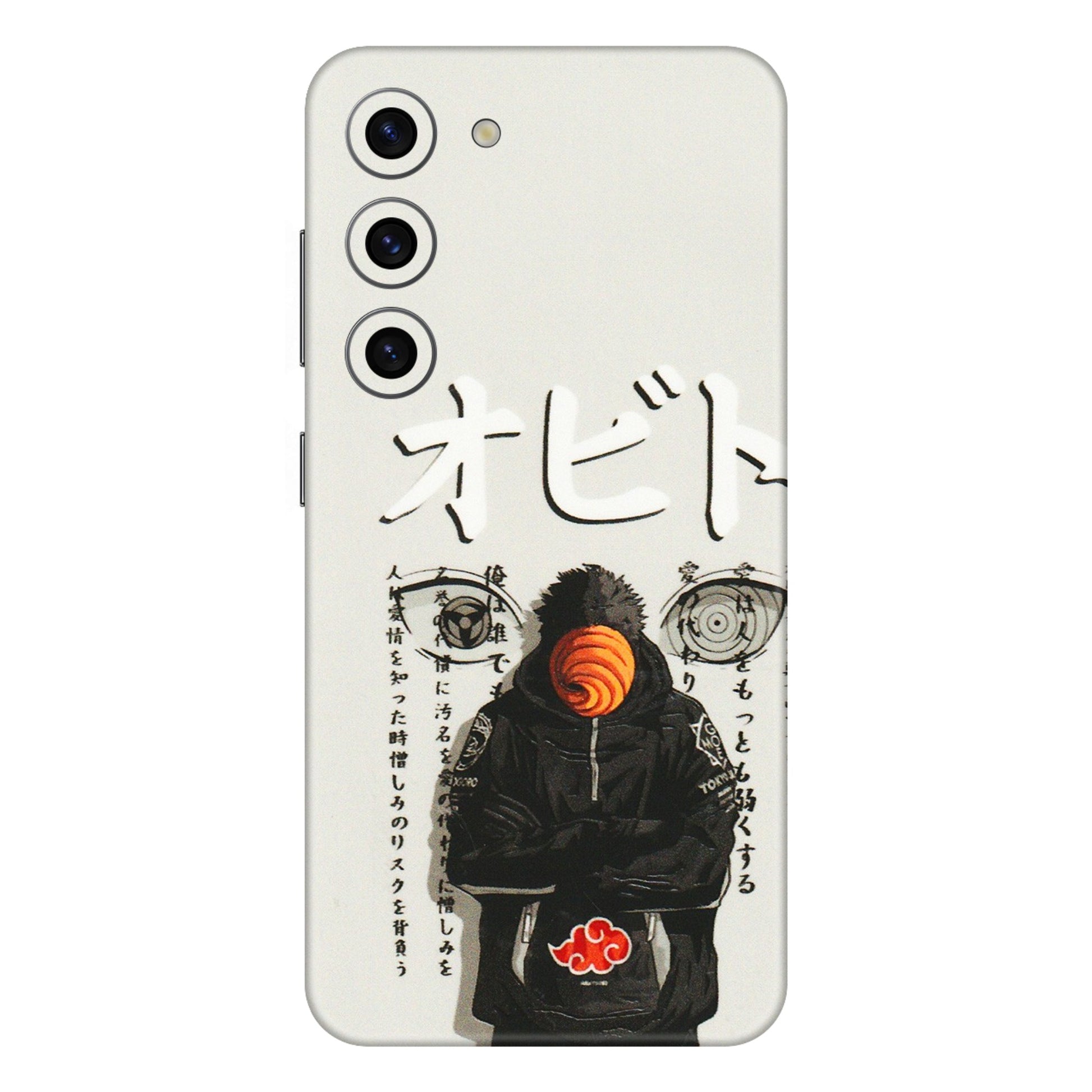 Samsung A/S Series Phone Skins (All Models) - Obito Anime Eye - 3D Embossed Finish (L-19) Samsung Galaxy S23 (5G)