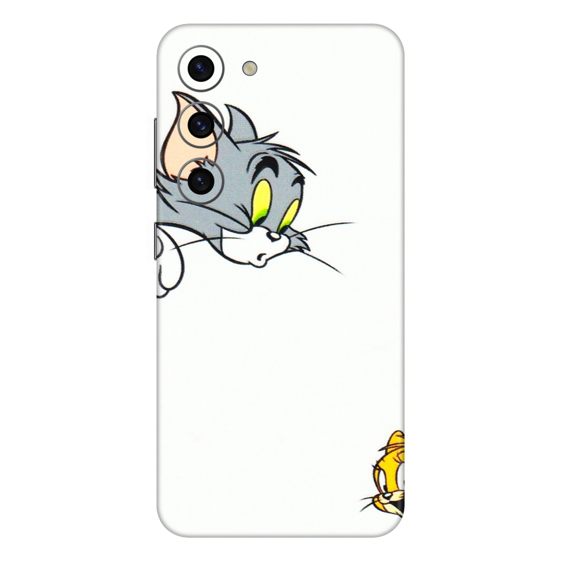 Samsung A/S Series Phone Skins (All Models) - Cute Tom And Jerry - 3D Embossed Finish (L-220) Samsung Galaxy S23 (5G)