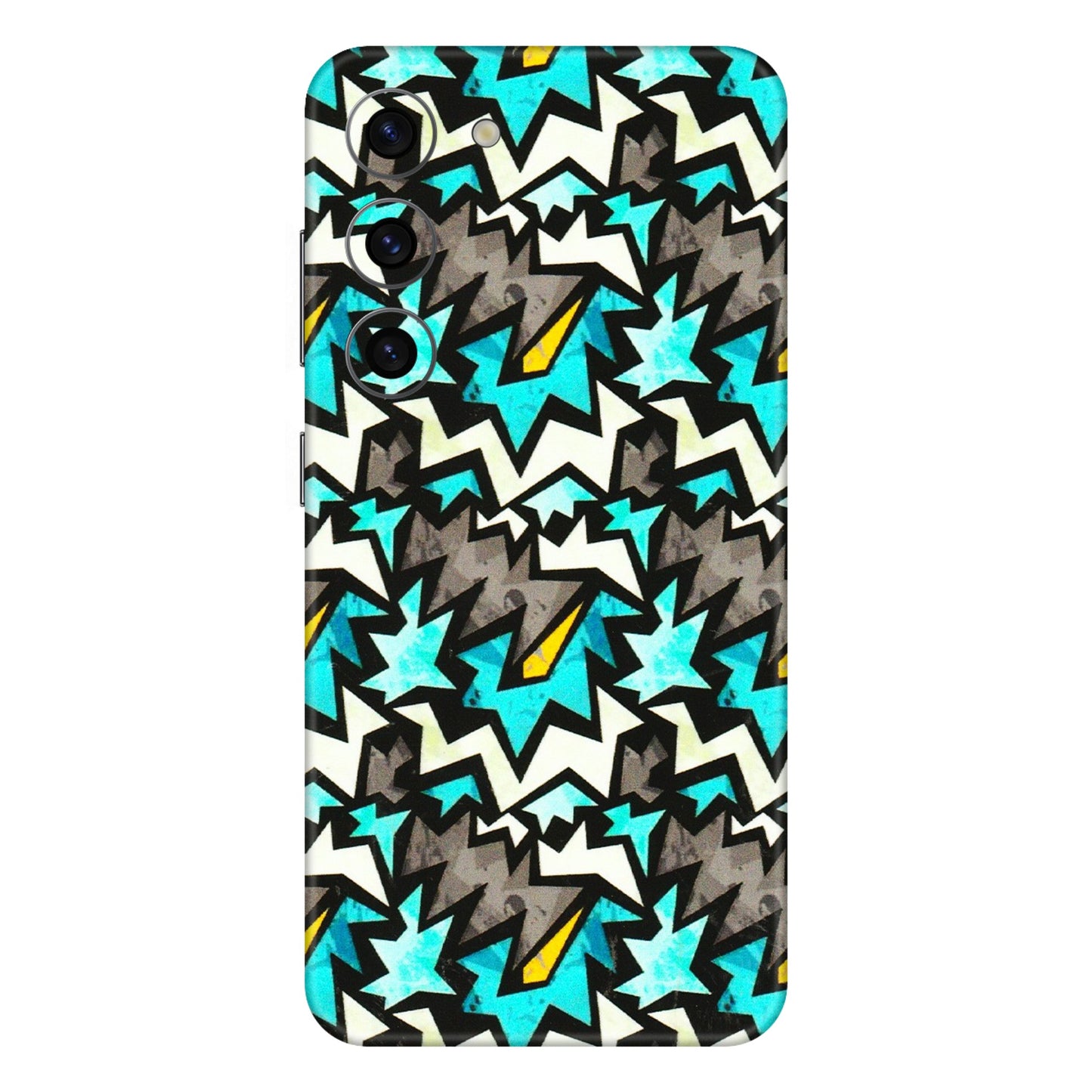 Samsung A/S Series Phone Skins (All Models) - Funky Zig Zag - 3D Embossed Finish (L-223) Samsung Galaxy S23 (5G)