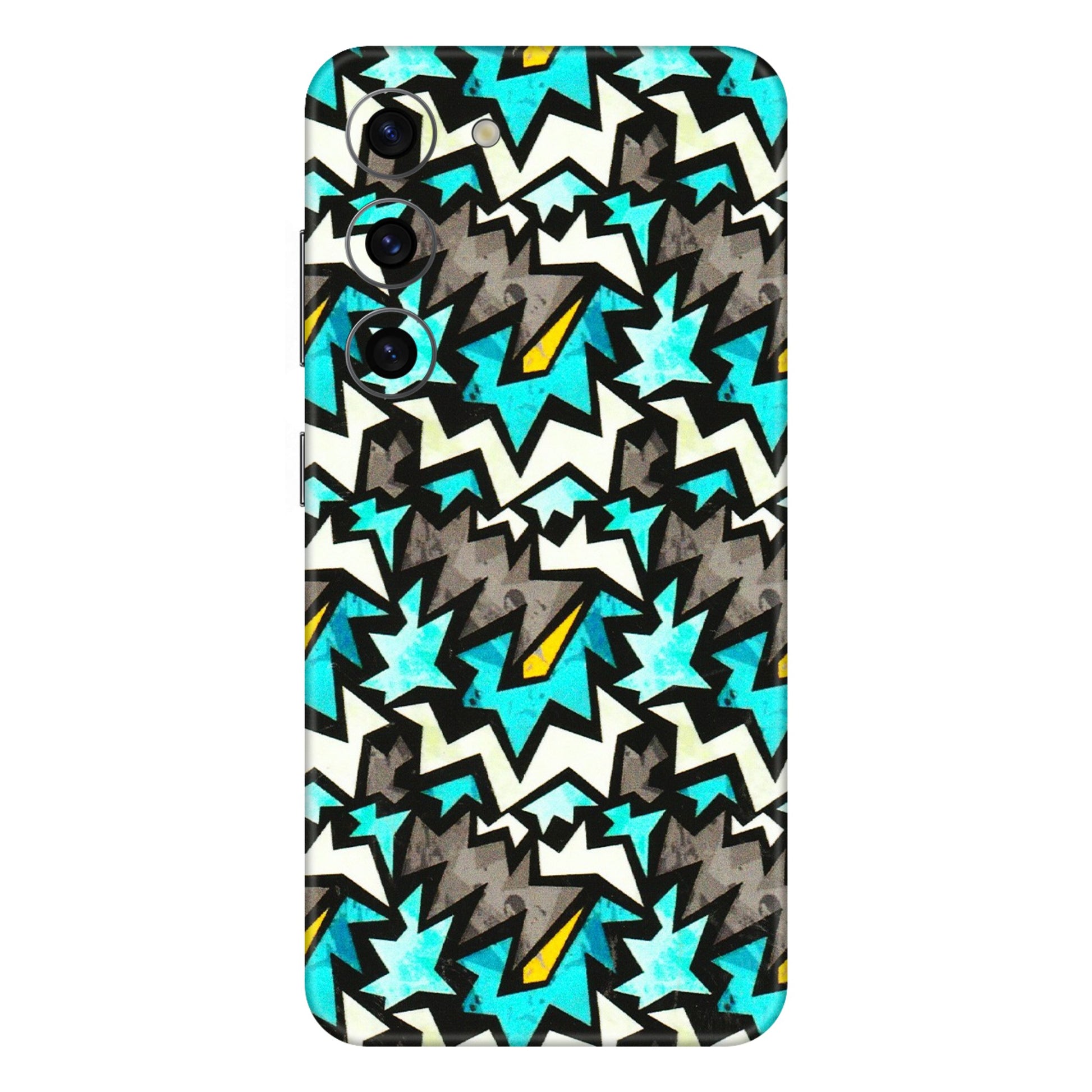 Samsung A/S Series Phone Skins (All Models) - Funky Zig Zag - 3D Embossed Finish (L-223) Samsung Galaxy S23 (5G)