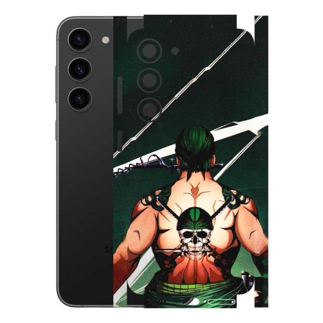 Samsung A/S Series Phone Skins (All Models) - Zoro Anime - 3D Embossed Finish (L-23) Samsung Galaxy S23 (5G)