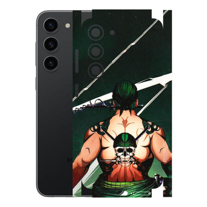 Samsung A/S Series Phone Skins (All Models) - Zoro Anime - 3D Embossed Finish (L-23) Samsung Galaxy S23 (5G)
