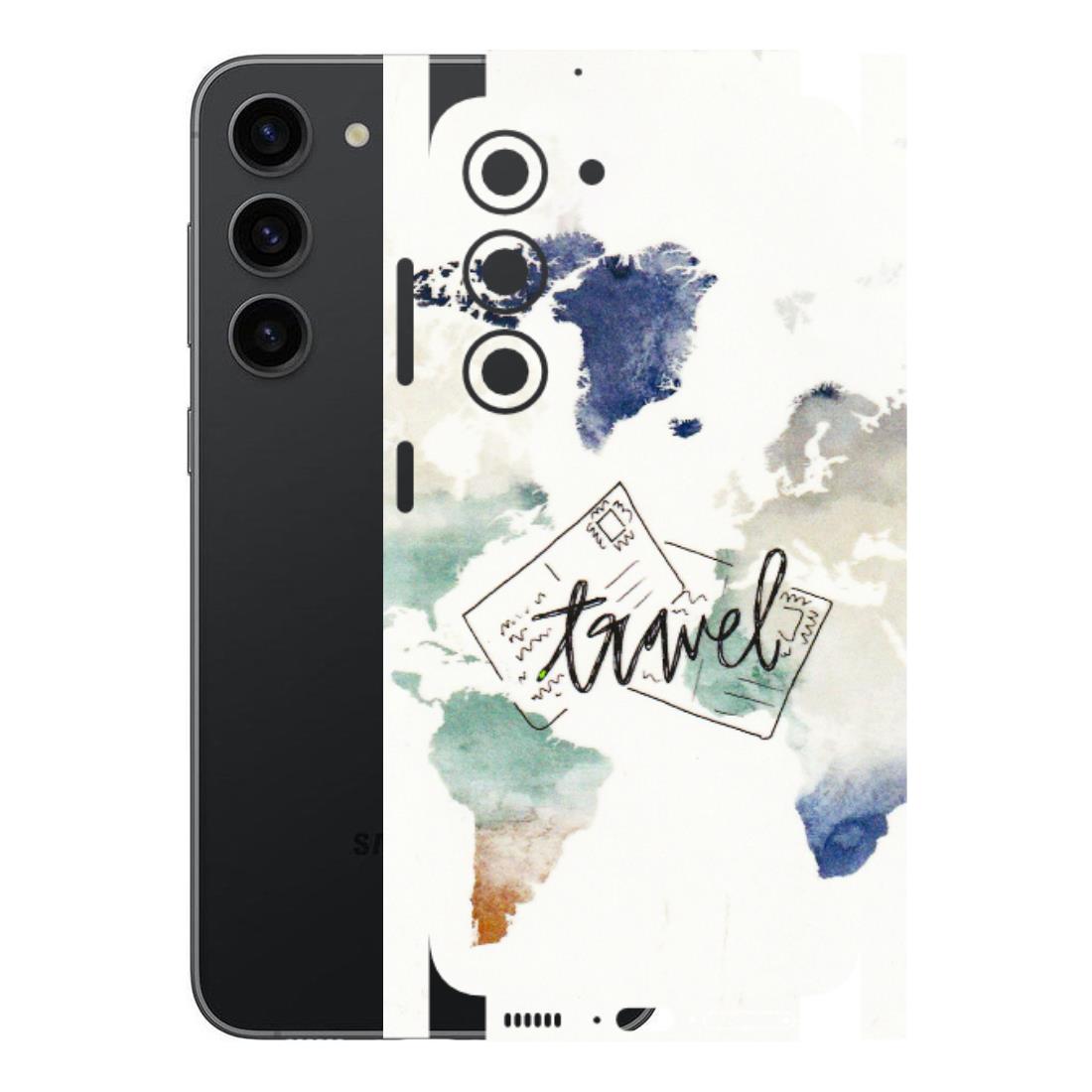 Samsung A/S Series Phone Skins (All Models) - Travel The World - 3D Embossed Finish (L-232) Samsung Galaxy S23 (5G)