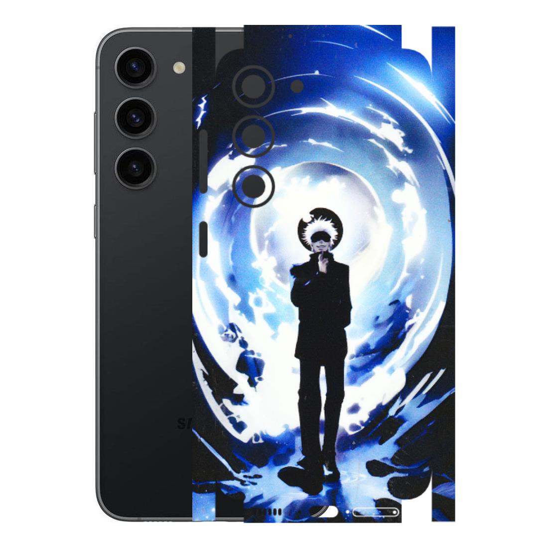 Samsung A/S Series Phone Skins (All Models) - Satoru Gojo Dark Blue - 3D Embossed Finish (L-235) Samsung Galaxy S23 (5G)