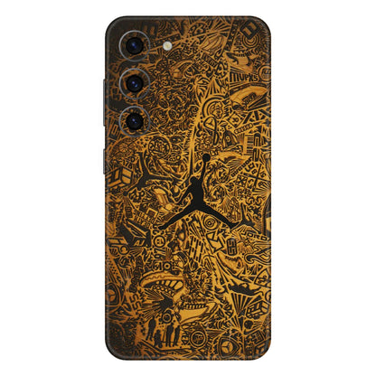 Samsung A/S Series Phone Skins (All Models) - Premium Gold Basketball Player - 3D Embossed Finish (L-236) Samsung Galaxy S23 (5G)