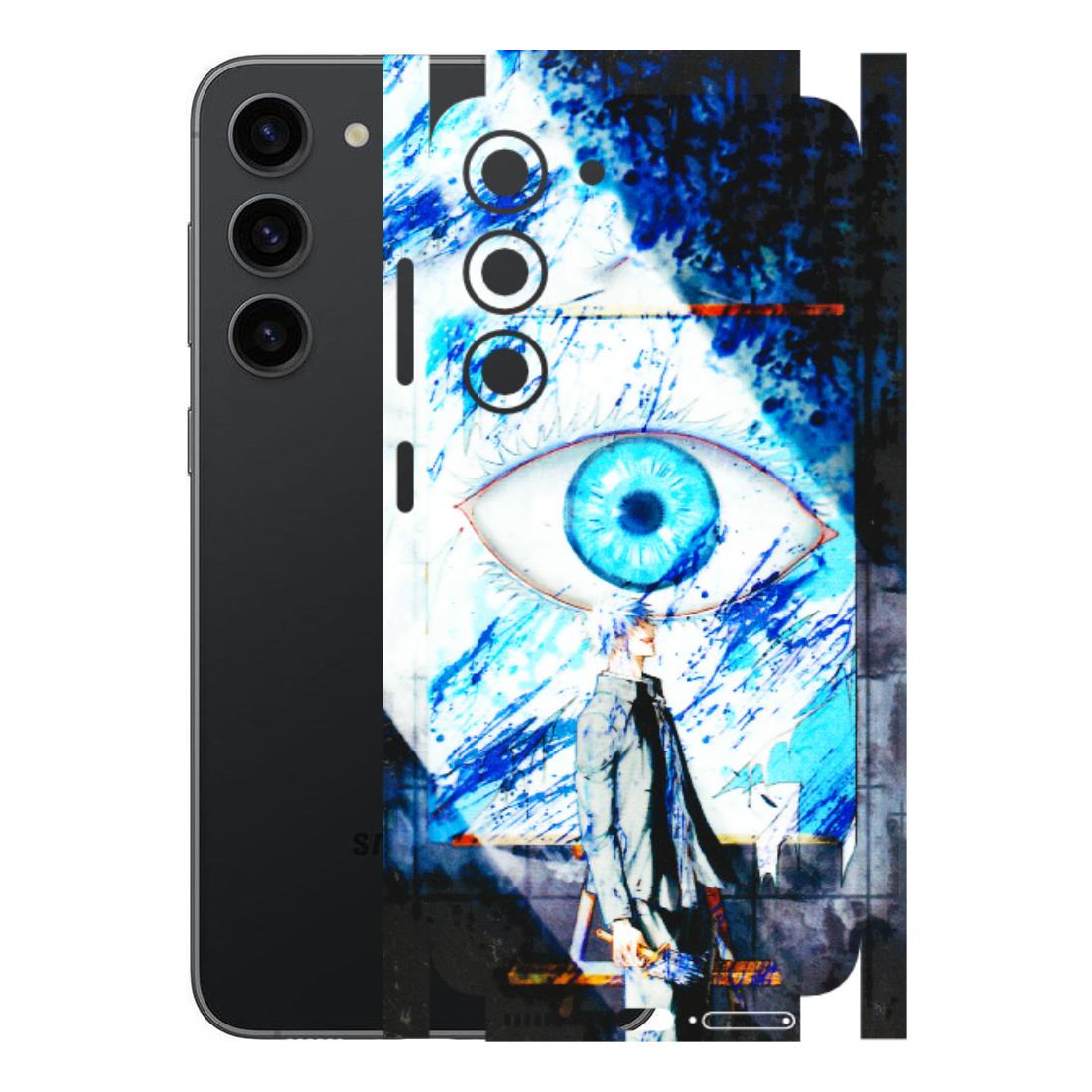 Samsung A/S Series Phone Skins (All Models) - Gojo Satoru evil eye - 3D Embossed Finish (L-239) Samsung Galaxy S23 (5G)