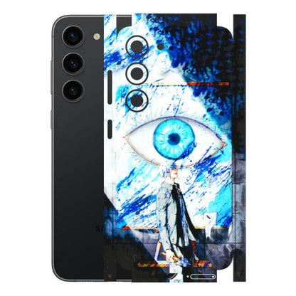 Samsung A/S Series Phone Skins (All Models) - Gojo Satoru evil eye - 3D Embossed Finish (L-239) Samsung Galaxy S23 (5G)