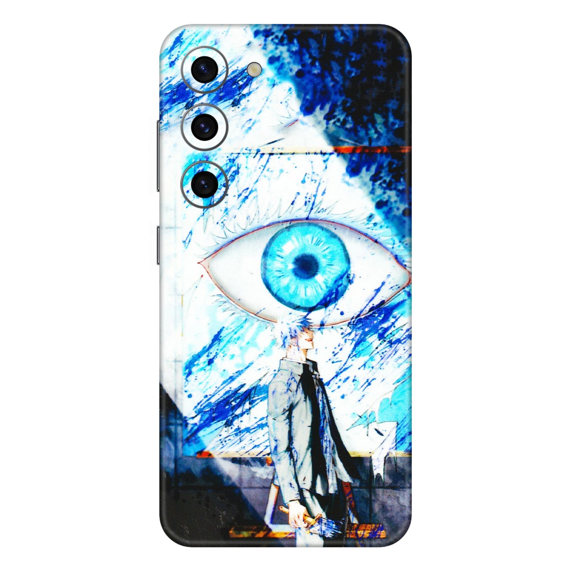 Samsung A/S Series Phone Skins (All Models) - Gojo Satoru evil eye - 3D Embossed Finish (L-239) Samsung Galaxy S23 (5G)