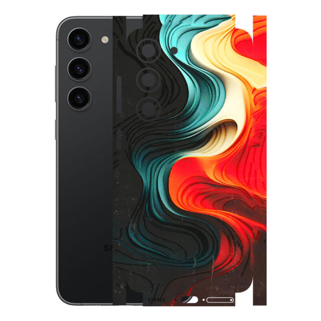 Samsung A/S Series Phone Skins (All Models) - The Silky Swirl - 3D Embossed Finish (L-240) Samsung Galaxy S23 (5G)