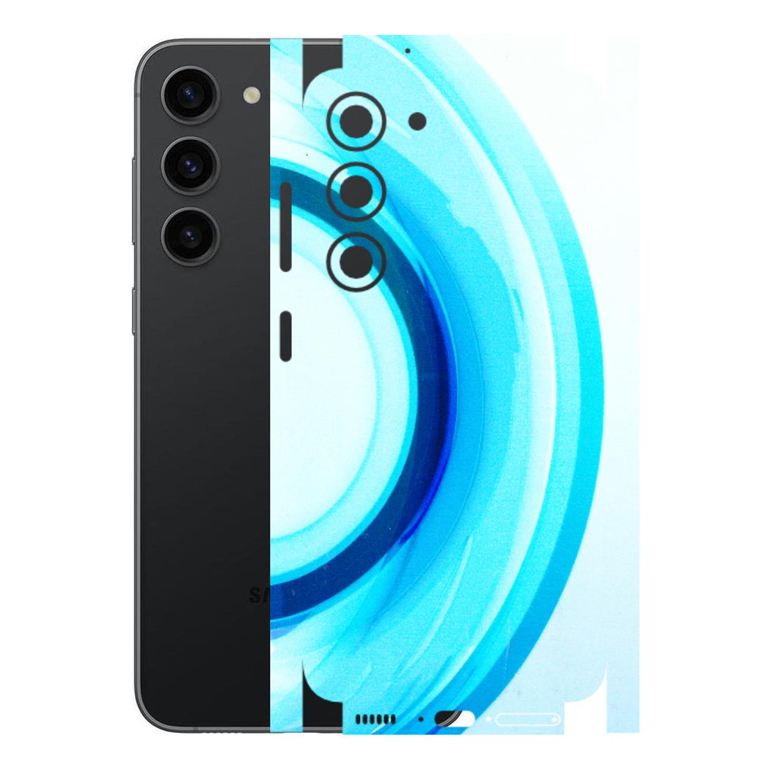 Samsung A/S Series Phone Skins (All Models) - The Blue Curve - 3D Embossed Finish (L-244) Samsung Galaxy S23 (5G)