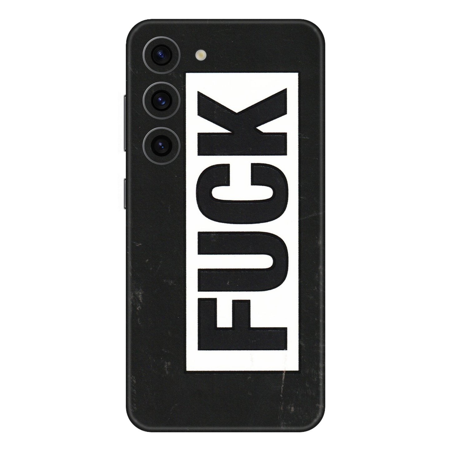 Samsung A/S Series Phone Skins (All Models) - The F Word - 3D Embossed Finish (L-255) Samsung Galaxy S23 (5G)