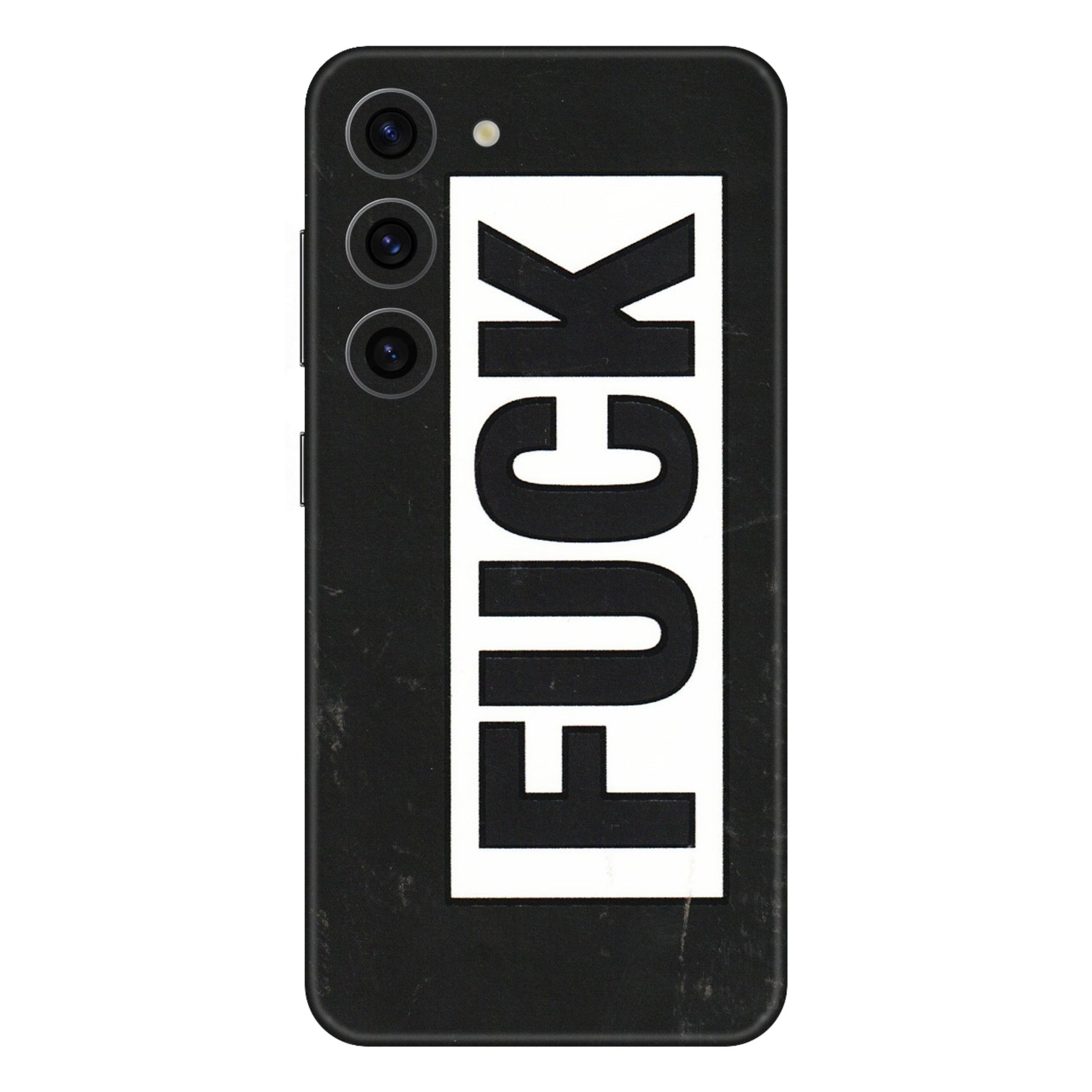 Samsung A/S Series Phone Skins (All Models) - The F Word - 3D Embossed Finish (L-255) Samsung Galaxy S23 (5G)