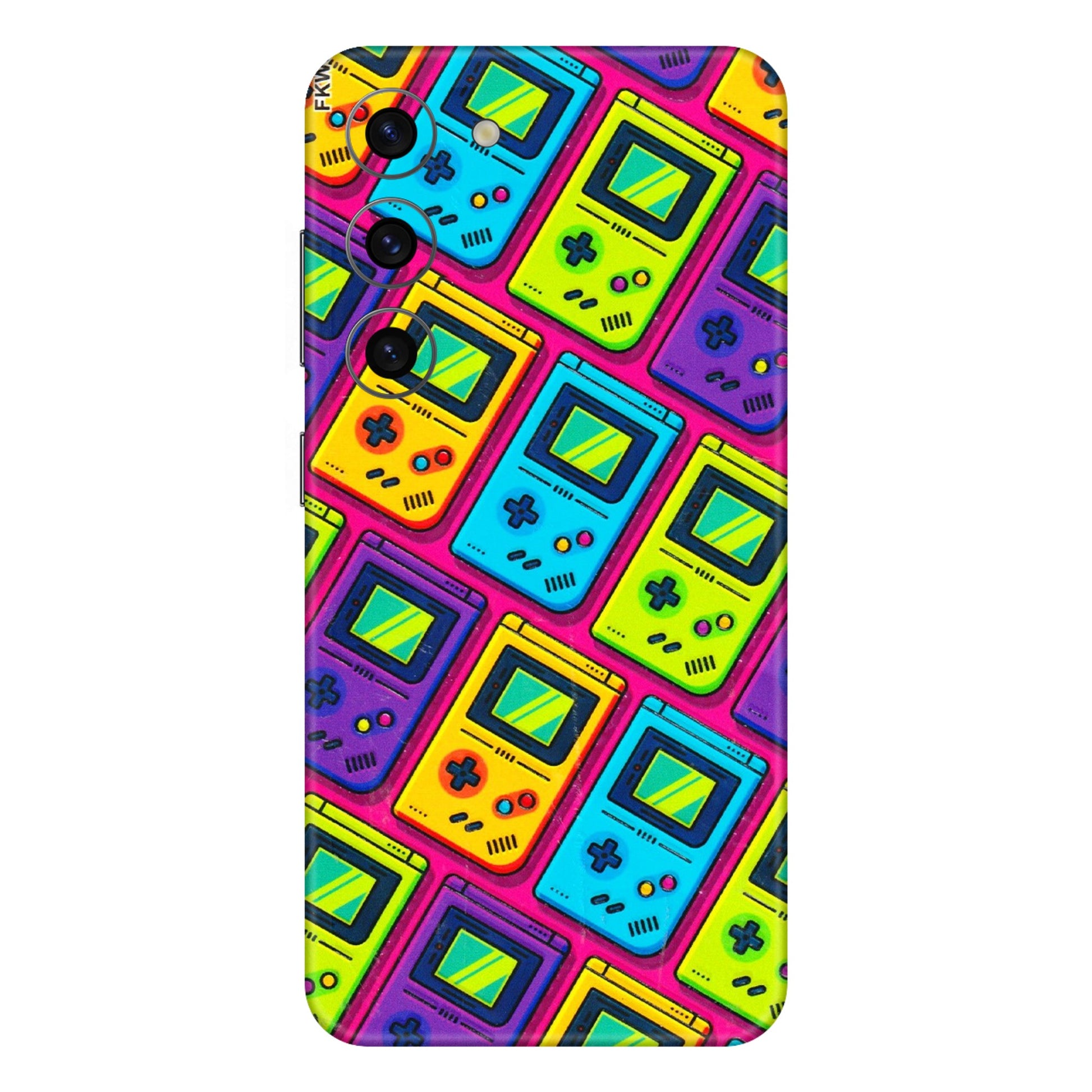 Samsung A/S Series Phone Skins (All Models) - Gameboy Colourful - 3D Embossed Finish (L-266) Samsung Galaxy S23 (5G)