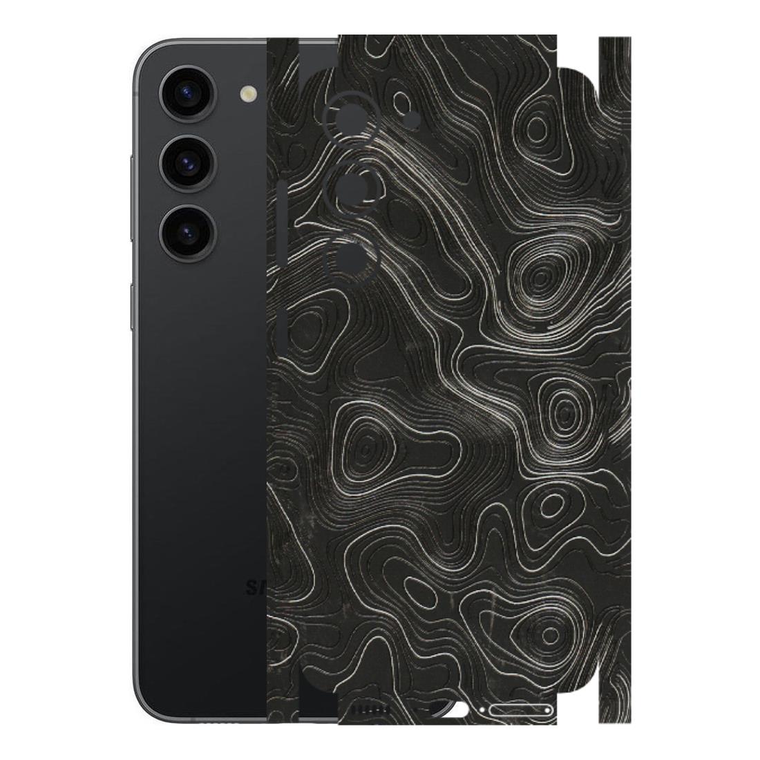 Samsung A/S Series Phone Skins (All Models) - Abstract White Line Map - 3D Embossed Finish (L-269) Samsung Galaxy S23 (5G)