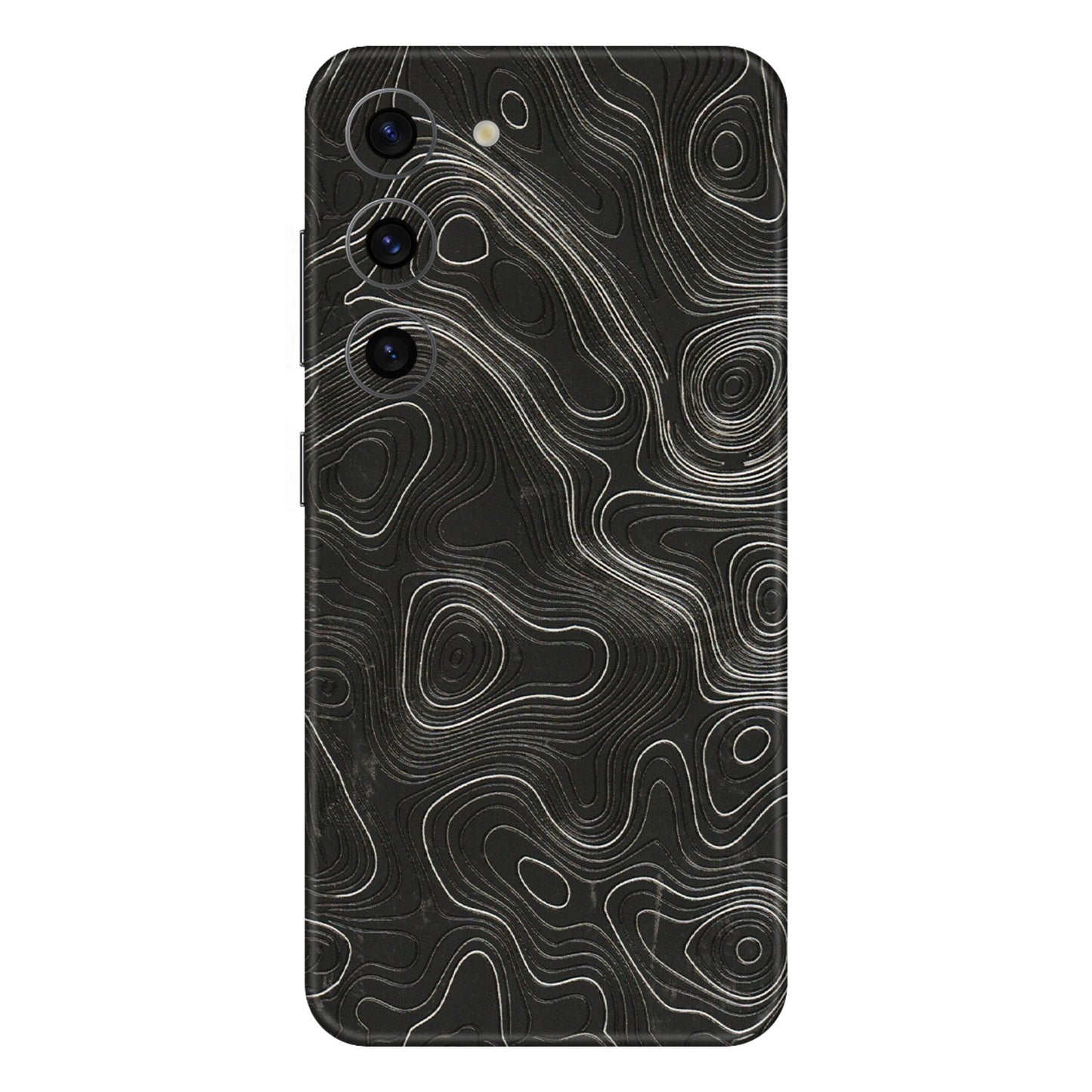 Samsung A/S Series Phone Skins (All Models) - Abstract White Line Map - 3D Embossed Finish (L-269) Samsung Galaxy S23 (5G)