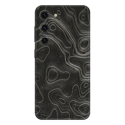 Samsung A/S Series Phone Skins (All Models) - Abstract White Line Map - 3D Embossed Finish (L-269) Samsung Galaxy S23 (5G)