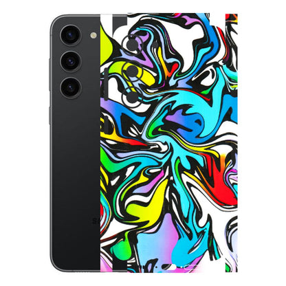 Samsung A/S Series Phone Skins (All Models) - Abstract Colour Paints - 3D Embossed Finish (L-271) Samsung Galaxy S23 (5G)