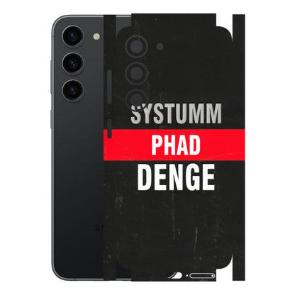 Samsung A/S Series Phone Skins (All Models) - Systumm Phad Denge - 3D Embossed Finish (L-278) Samsung Galaxy S23 (5G)