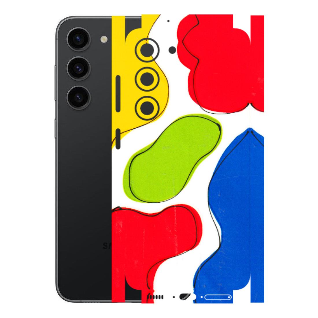 Samsung A/S Series Phone Skins (All Models) - RGB Colour Paint - 3D Embossed Finish (L-284) Samsung Galaxy S23 (5G)