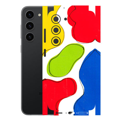 Samsung A/S Series Phone Skins (All Models) - RGB Colour Paint - 3D Embossed Finish (L-284) Samsung Galaxy S23 (5G)