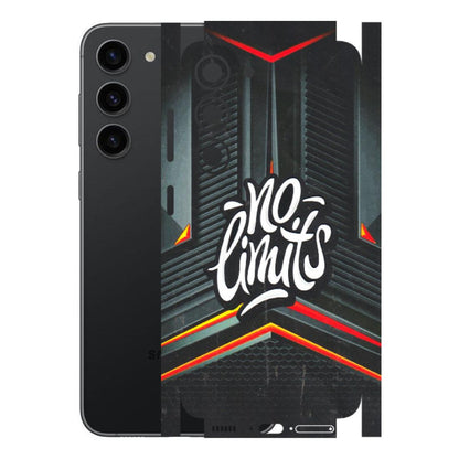 Samsung A/S Series Phone Skins (All Models) - No Limits - 3D Embossed Finish (L-286) Samsung Galaxy S23 (5G)
