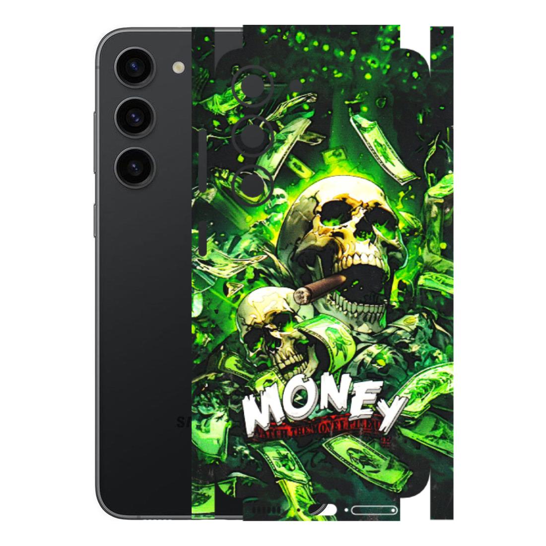Samsung A/S Series Phone Skins (All Models) - Skull Money - 3D Embossed Finish (L-303) Samsung Galaxy S23 (5G)