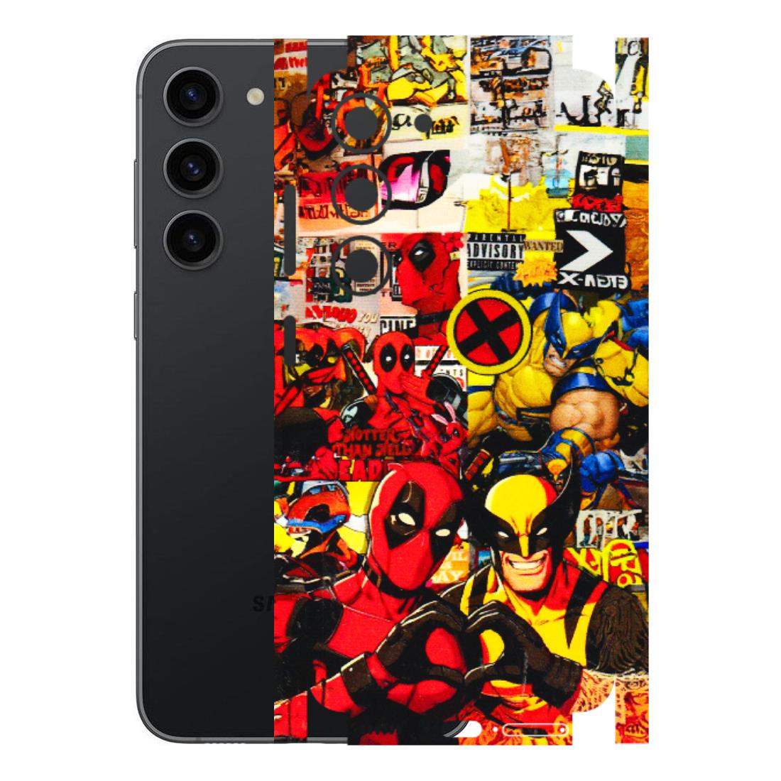 Samsung A/S Series Phone Skins (All Models) - Spidy Wolverine - 3D Embossed Finish (L-310) Samsung Galaxy S23 (5G)
