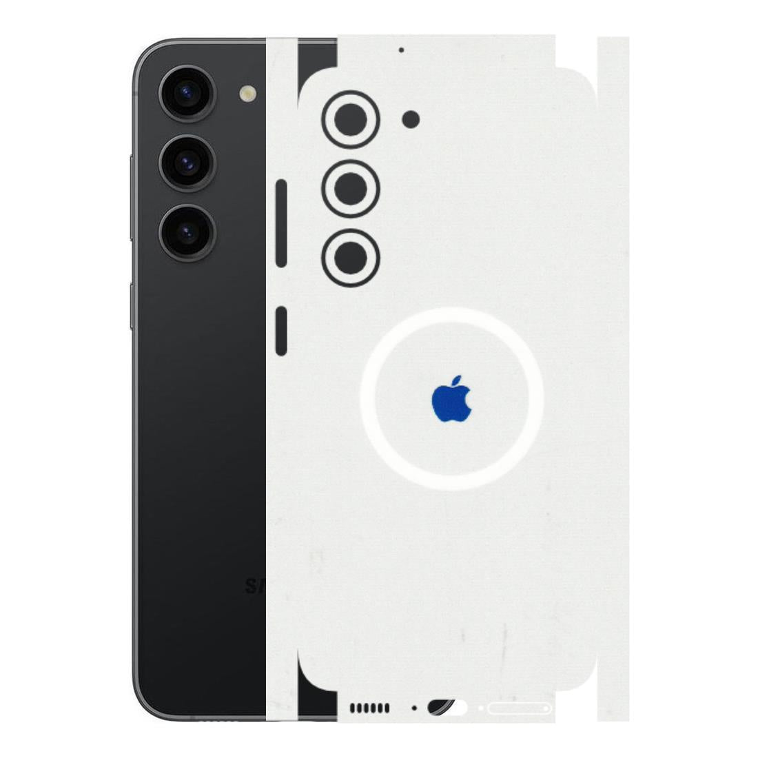 Samsung A/S Series Phone Skins (All Models) - iPhone Magsafe Logo - 3D Embossed Finish (L-320) Samsung Galaxy S23 (5G)