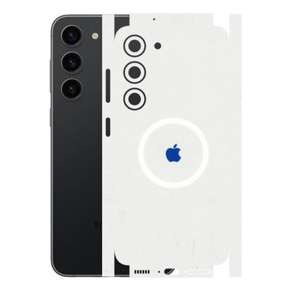 Samsung A/S Series Phone Skins (All Models) - iPhone Magsafe Logo - 3D Embossed Finish (L-320) Samsung Galaxy S23 (5G)