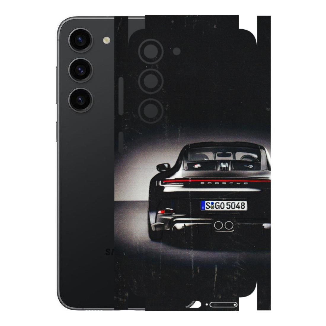 Samsung A/S Series Phone Skins (All Models) - New Black Porsche GT3 - 3D Embossed Finish (L-327) Samsung Galaxy S23 (5G)