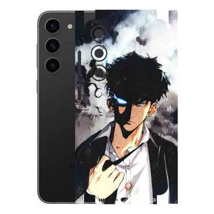 Samsung A/S Series Phone Skins (All Models) - Sung Jinwoo Manhwa Anime - 3D Embossed Finish (L-328) Samsung Galaxy S23 (5G)