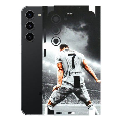 Samsung A/S Series Phone Skins (All Models) - Ronaldo CR7 Crazy - 3D Embossed Finish (L-44) Samsung Galaxy S23 (5G)