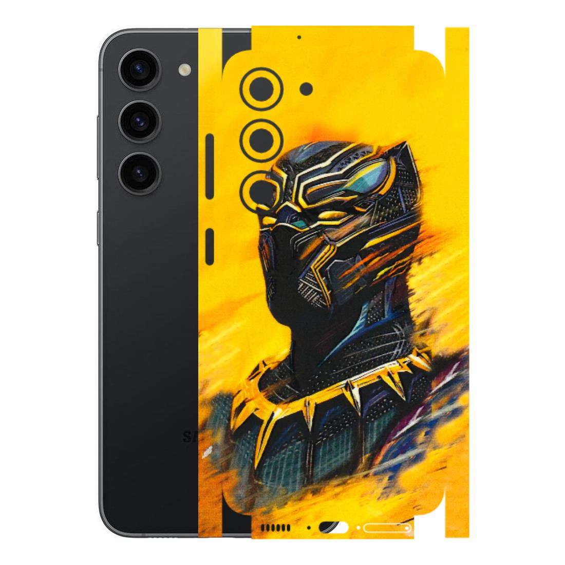 Samsung A/S Series Phone Skins (All Models) - Yellow Panther - 3D Embossed Finish (L-54) Samsung Galaxy S23 (5G)