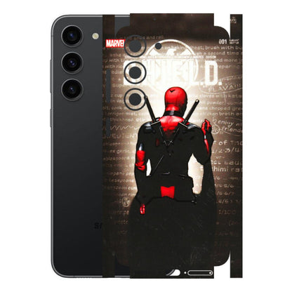 Samsung A/S Series Phone Skins (All Models) - Deadpool - 3D Embossed Finish (L-56) Samsung Galaxy S23 (5G)