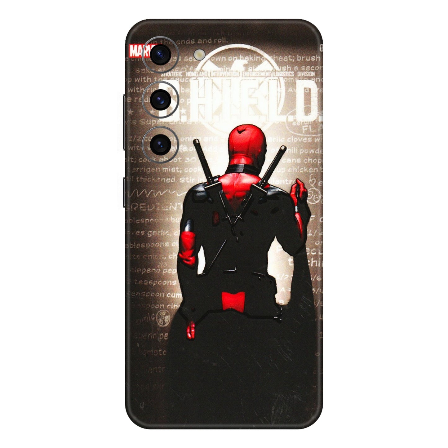 Samsung A/S Series Phone Skins (All Models) - Deadpool - 3D Embossed Finish (L-56) Samsung Galaxy S23 (5G)