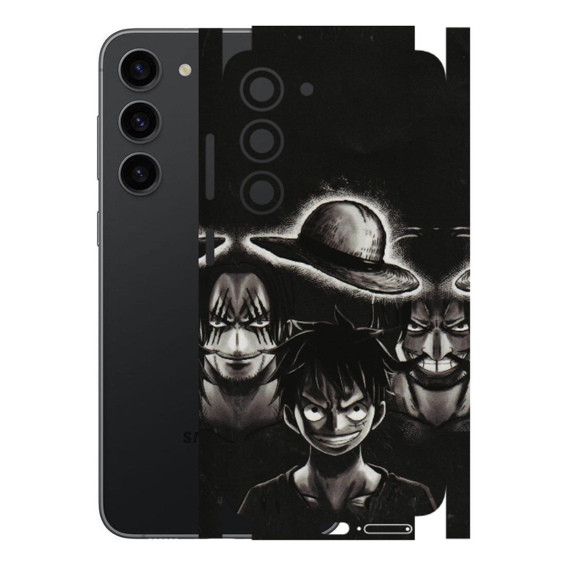 Samsung A/S Series Phone Skins (All Models) - Black Luffy Hat - 3D Embossed Finish (L-57) Samsung Galaxy S23 (5G)