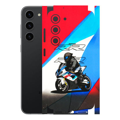 Samsung A/S Series Phone Skins (All Models) - Bikers Love - 3D Embossed Finish (L-58) Samsung Galaxy S23 (5G)