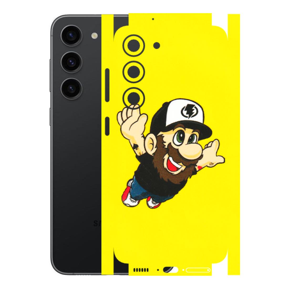 Samsung A/S Series Phone Skins (All Models) - Flying Beardo - 3D Embossed Finish (L-60) Samsung Galaxy S23 (5G)