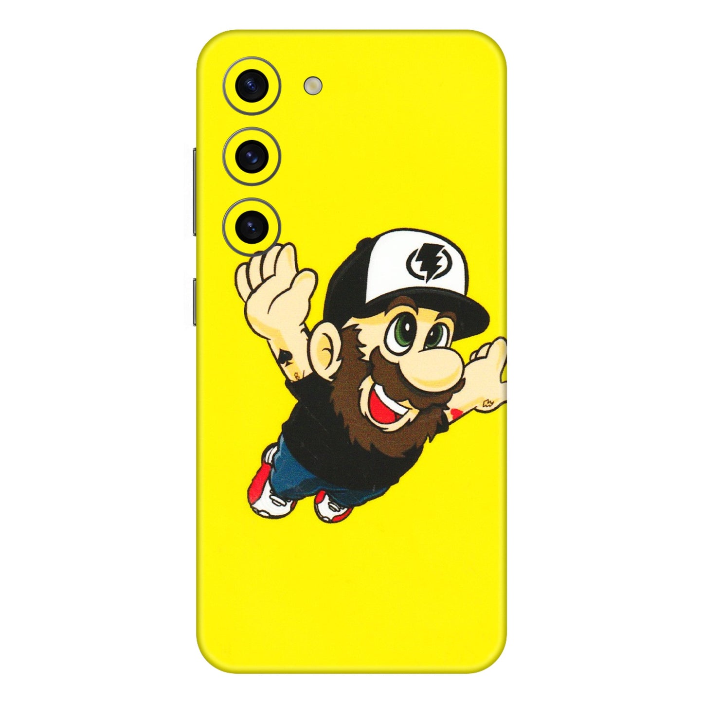 Samsung A/S Series Phone Skins (All Models) - Flying Beardo - 3D Embossed Finish (L-60) Samsung Galaxy S23 (5G)