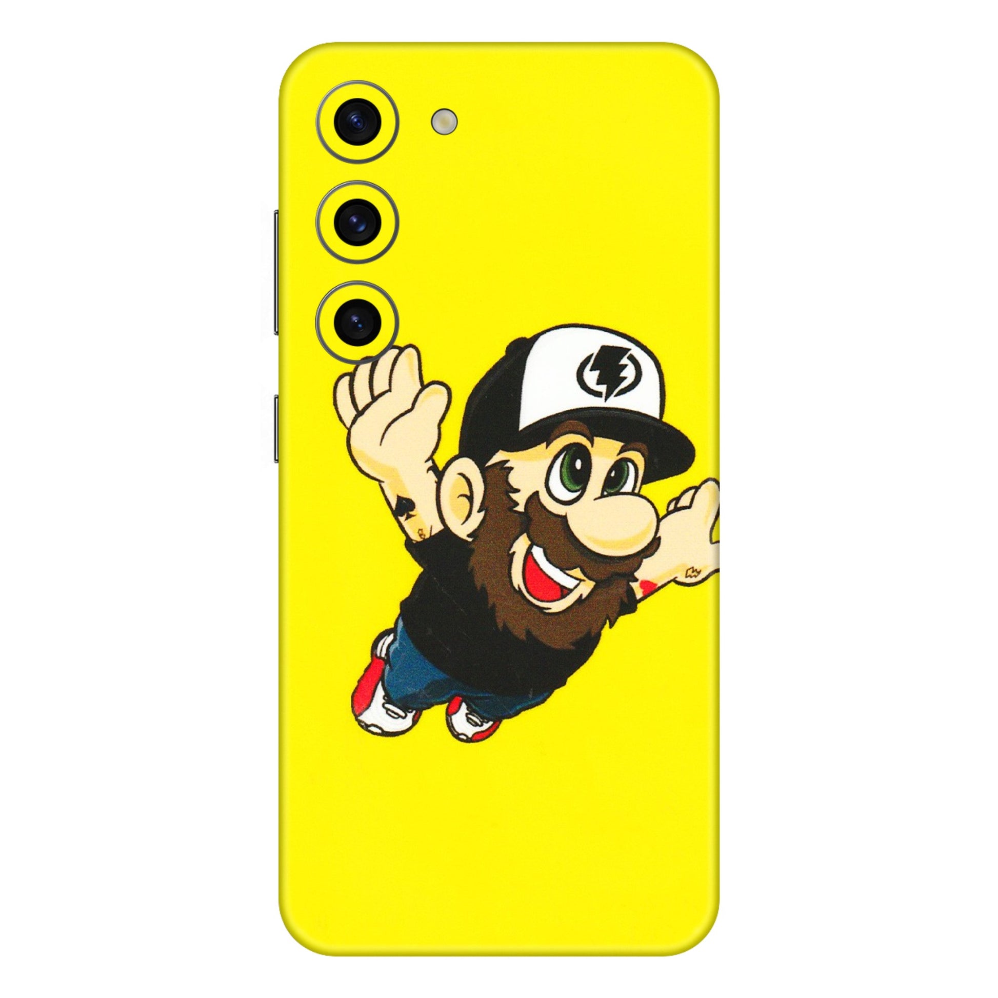 Samsung A/S Series Phone Skins (All Models) - Flying Beardo - 3D Embossed Finish (L-60) Samsung Galaxy S23 (5G)